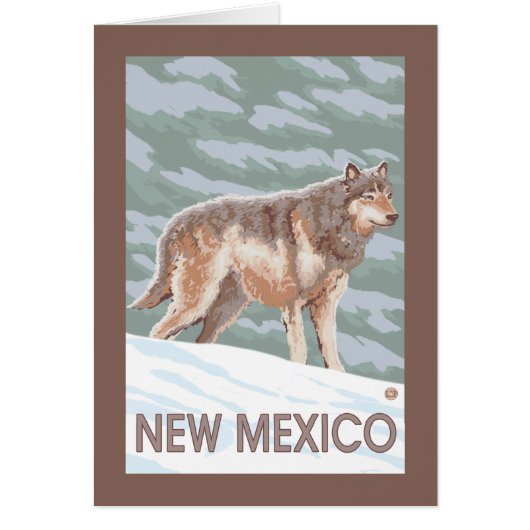 Gray Wolf StandingNew Mexico Cards (Front)