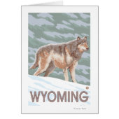 Gray Wolf StandingWyoming (Front)