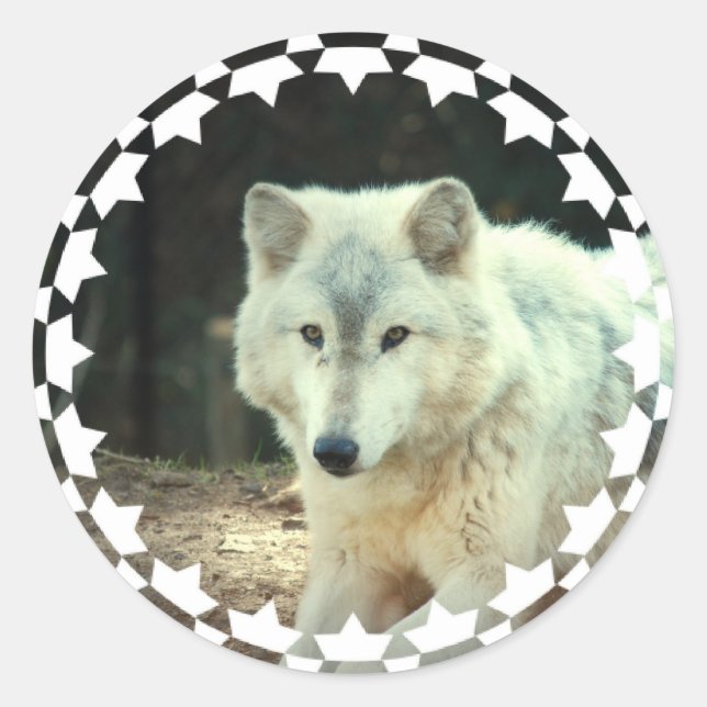 Gray Wolf Stickers (Front)