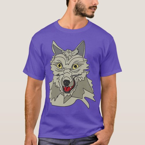 Gray wolf T_Shirt