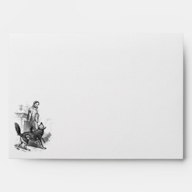 Gray Wolf - Timber Wolf - Red Wolf Series Envelope (Front)