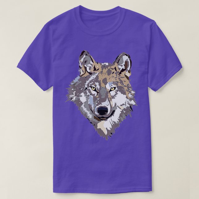 Gray Wolf  Wolves Pack Wolf Lovers Gift  T-Shirt (Design Front)