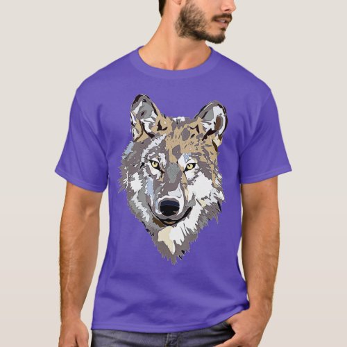 Gray Wolf  Wolves Pack Wolf Lovers Gift  T_Shirt