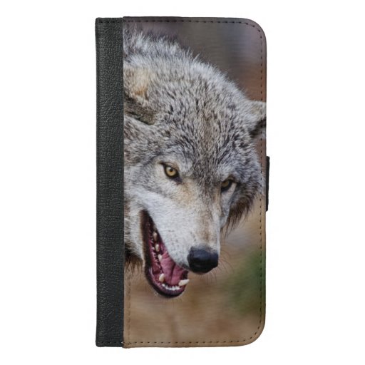 Gray Wolves iPhone 6/6s Plus Wallet Case