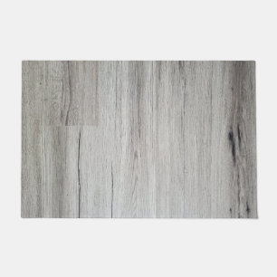 Gray Wood Floor Planks Doormat