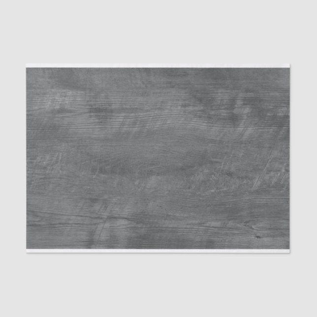 gray wood pattern tissue paper (Front)