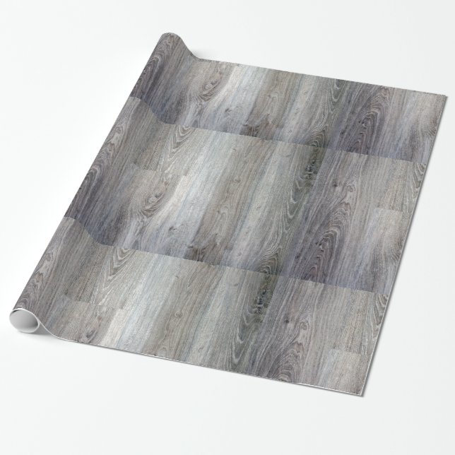 gray wood pattern wrapping paper (Unrolled)