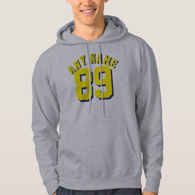 Yellow sports online hoodie