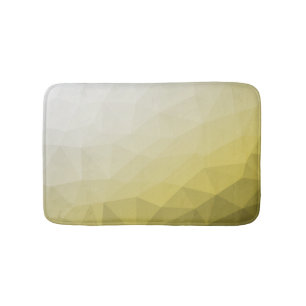 Gray Yellow ombre Mesh cool elegant Pattern Bath Mat
