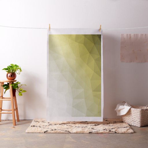 Gray Yellow ombre Mesh cool Pattern Fabric