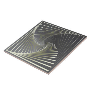 gray yellow twirl ceramic tile