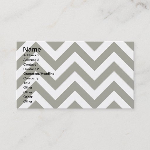 Customizable Gray Zig Zag Chevrons Pattern Business Card Templates
