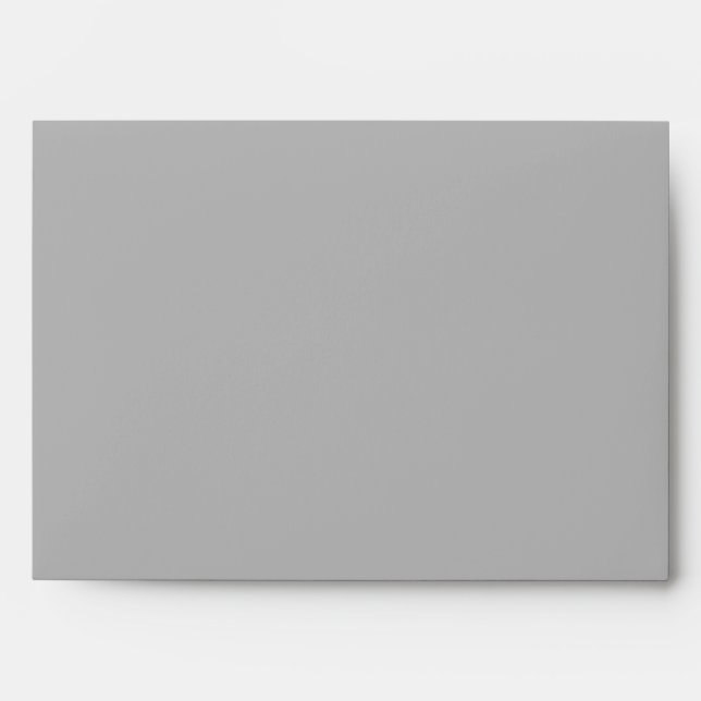 Gray Zig Zag Chevrons Pattern Envelope (Front)