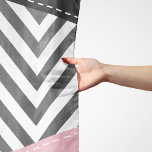 Gray Zigzag, Gray Chevron, Zigzag Pattern, Pink Scarf<br><div class="desc">Elegant,  stylish and sophisticated zigzag (chevron) pattern in gray and white color with pink and black patches of color. Modern and trendy gift,  perfect for the zigzag lover in your life.</div>