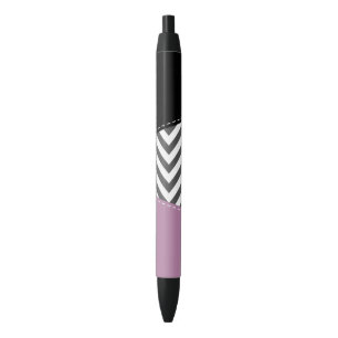 Gray Zigzag, Gray Chevron, Zigzag Pattern, Purple Pen