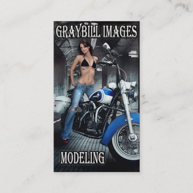 Graybill Images Modeling Business Card (Front)