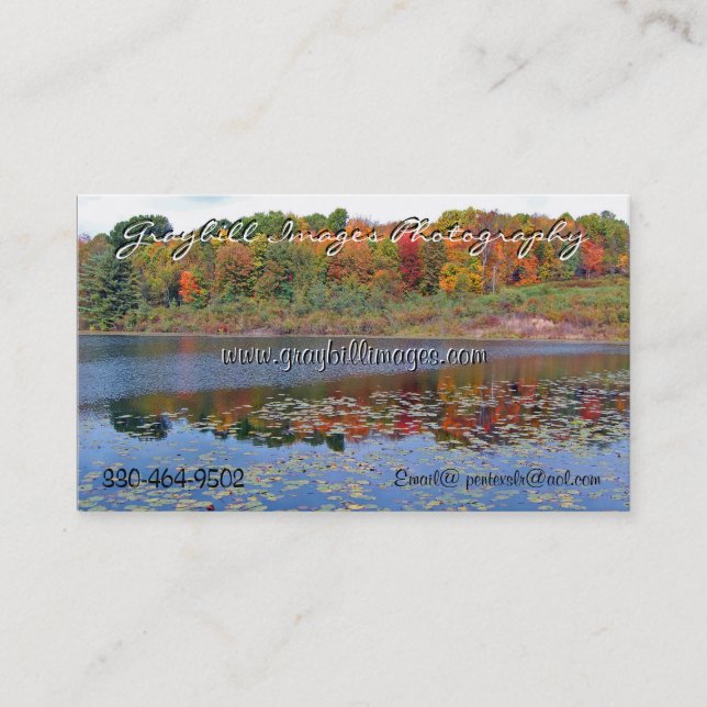 Graybill Images Photography Business Card (Front)