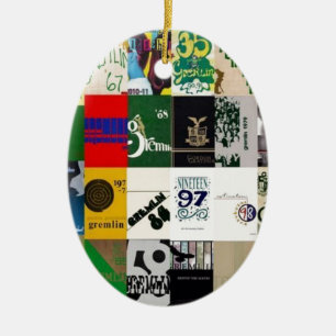 GRAYDON - YEARBOOK COVERS CERAMIC ORNAMENT