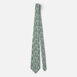 Grayed Jade Shapes Classy Tie