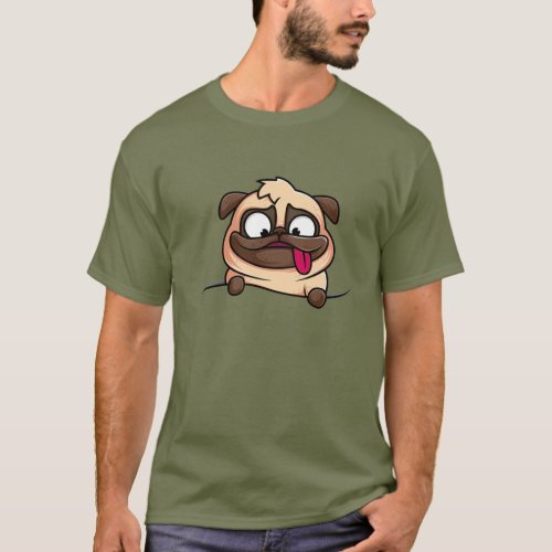 Graygreen t_shirt with cute dog design casual wear