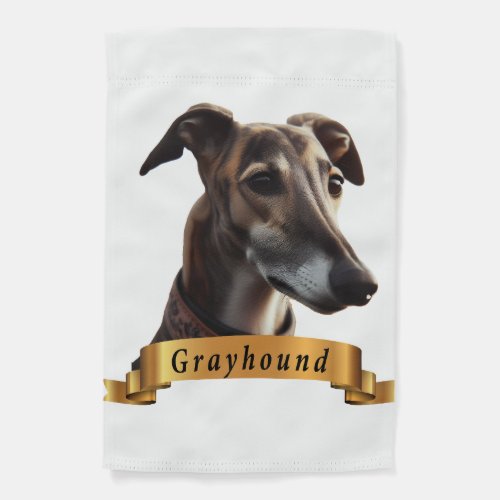 Grayhound love friendly cute sweet dog garden flag