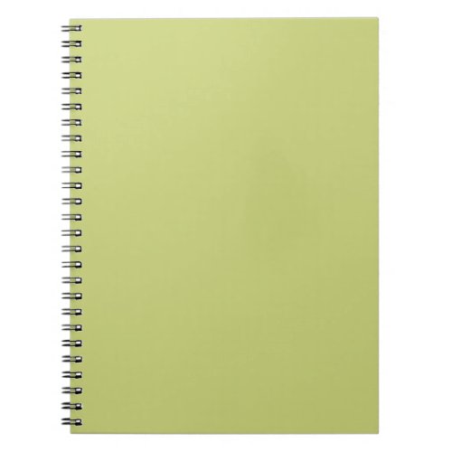  Grayish apple green solid color  Notebook