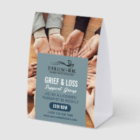 Grayish Blue Therapy Counseling Your Logo Here