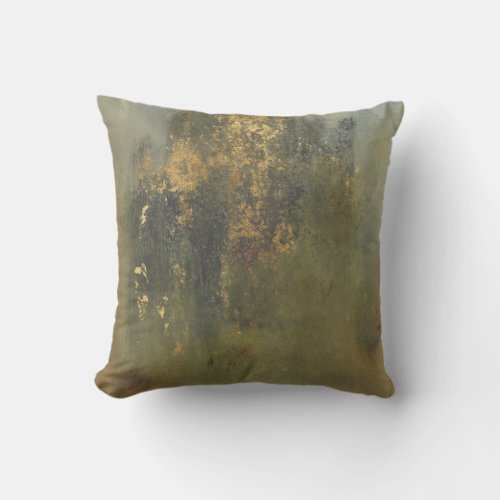 Grayish brown rustic industrial CARGO custom Nr Throw Pillow