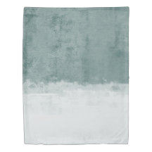 Grayish Turquoise white modern abstract