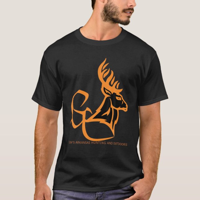 Gray's Arkansas Hunting And Outdoors Logo T-Shirt (Front)