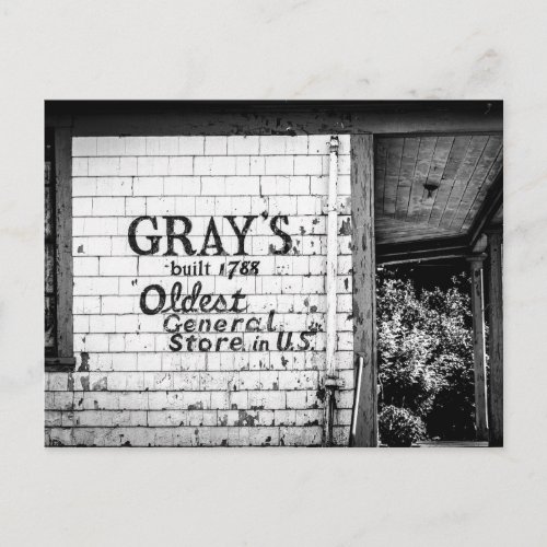 Grays General Store Postcard