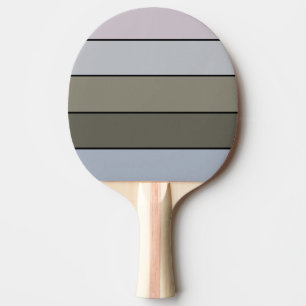 Grays Greens And Black Stripes On Watercolor Paper Ping Pong Paddle