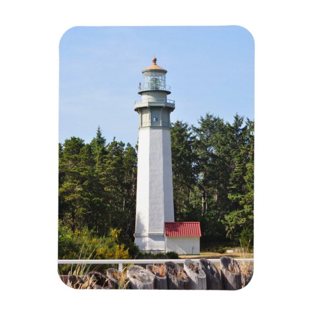 Grays Harbor Lighthouse in West Port, WA Magnet (Vertical)