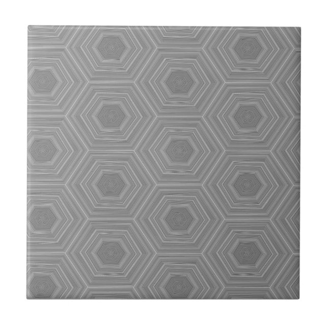 Grays Hexagon Galaxy Ceramic Tile (Front)
