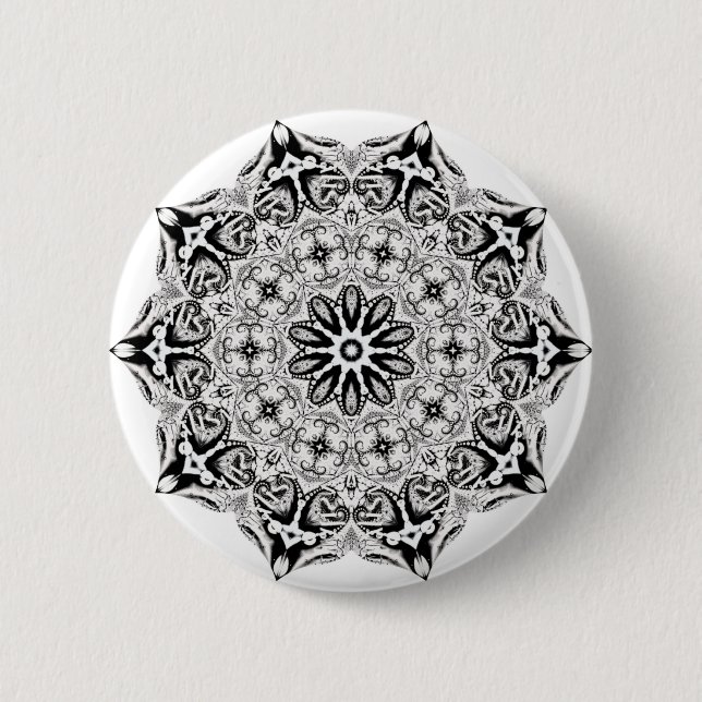 Grays lotus pinback button (Front)