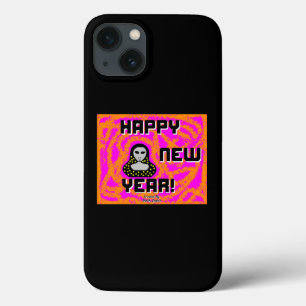 Grays New Year Wishes Apple iPhone 13 Case