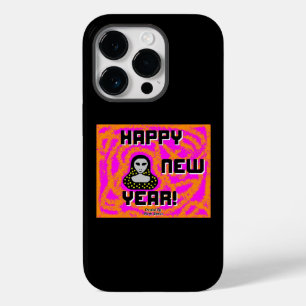Grays New Year Wishes Apple iPhone 14 Pro Case