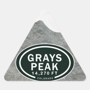Grays Peak 14,270 FT CO Mountain Stickers