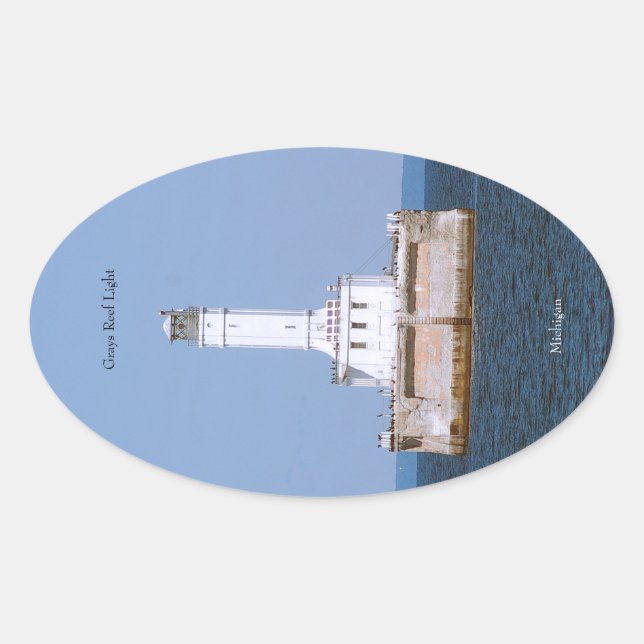 Grays Reef Light sticker (Front)