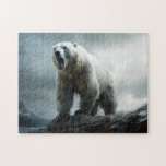 Grayscale Bear Moments Jigsaw Puzzle