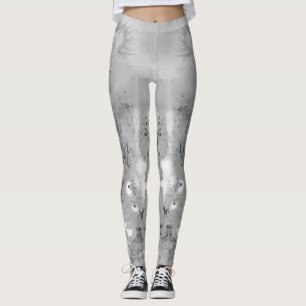 Grayscale Dragon Leggings