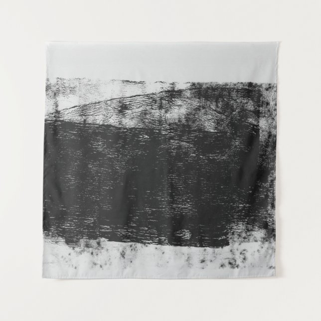 Grayscale photo of body of water tapestry (Front)