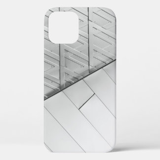 Grayscale photo of flooring iPhone 12 case
