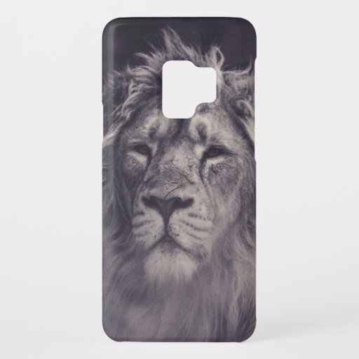 GRAYSCALE PHOTOGRAPHY OF LION Case-Mate SAMSUNG GALAXY S9 CASE
