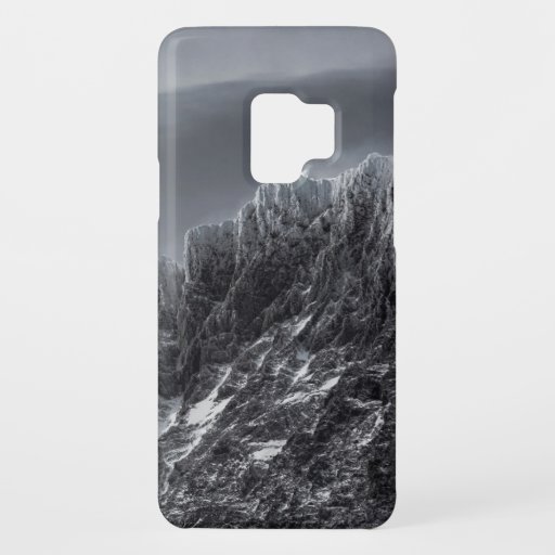 GRAYSCALE PHOTOGRAPHY OF MOUNTAIN Case-Mate SAMSUNG GALAXY S9 CASE