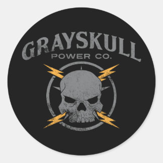 Grayskull Power Co. Classic Round Sticker