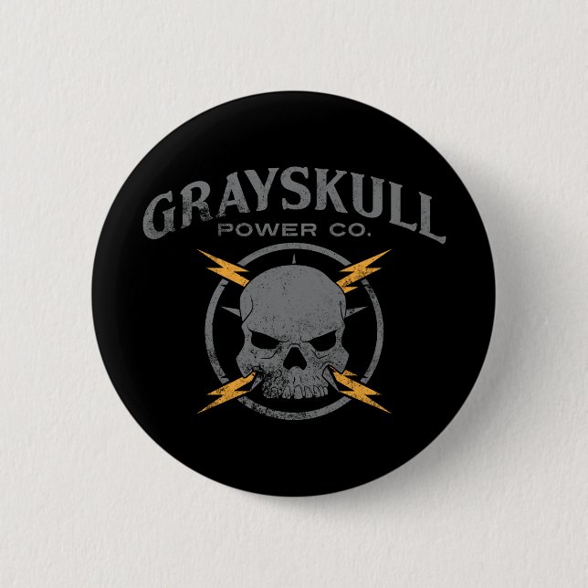 Grayskull Power Co. Pinback Button (Front)