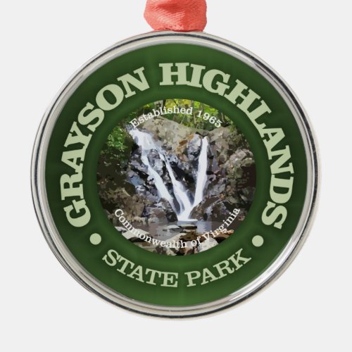 Grayson Highlands SP Metal Ornament