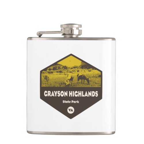 Grayson Highlands State Park Virginia Flask