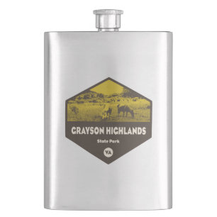 Grayson Highlands State Park Virginia Flask